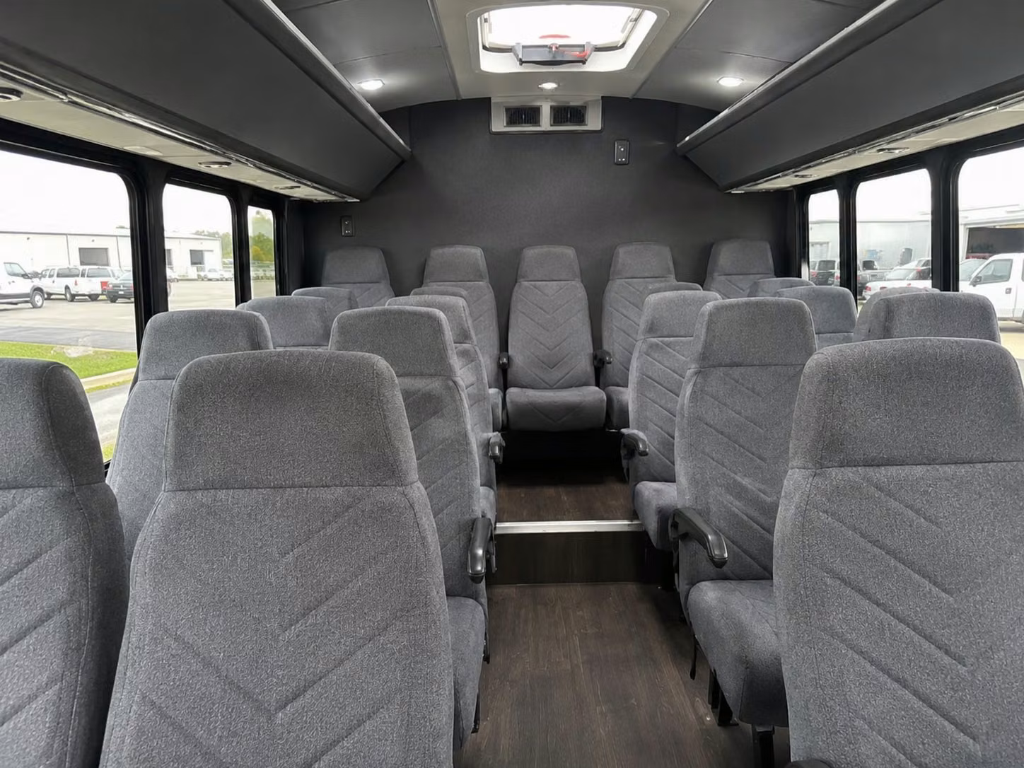 18 passenger minibus inside