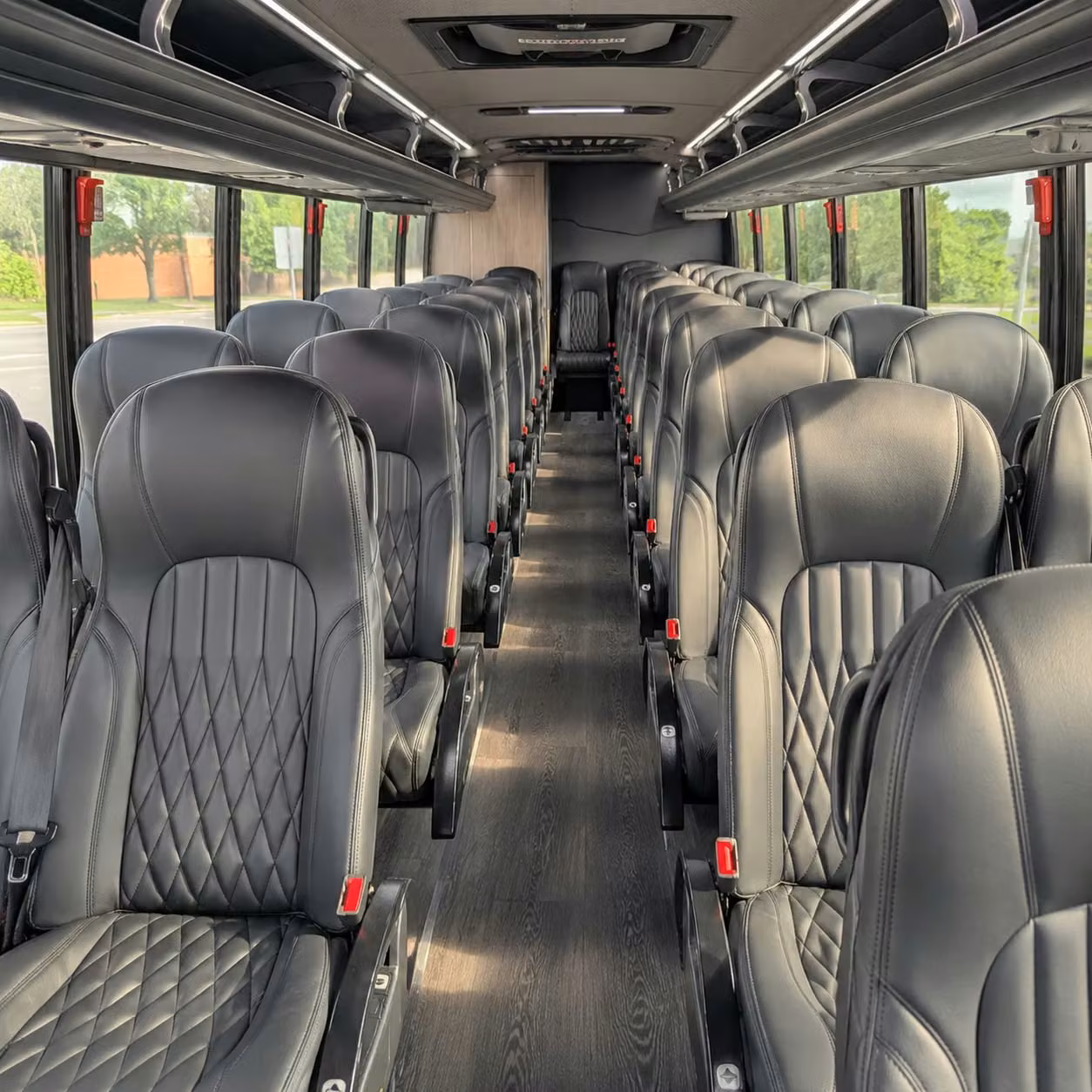 35 passenger minibus inside