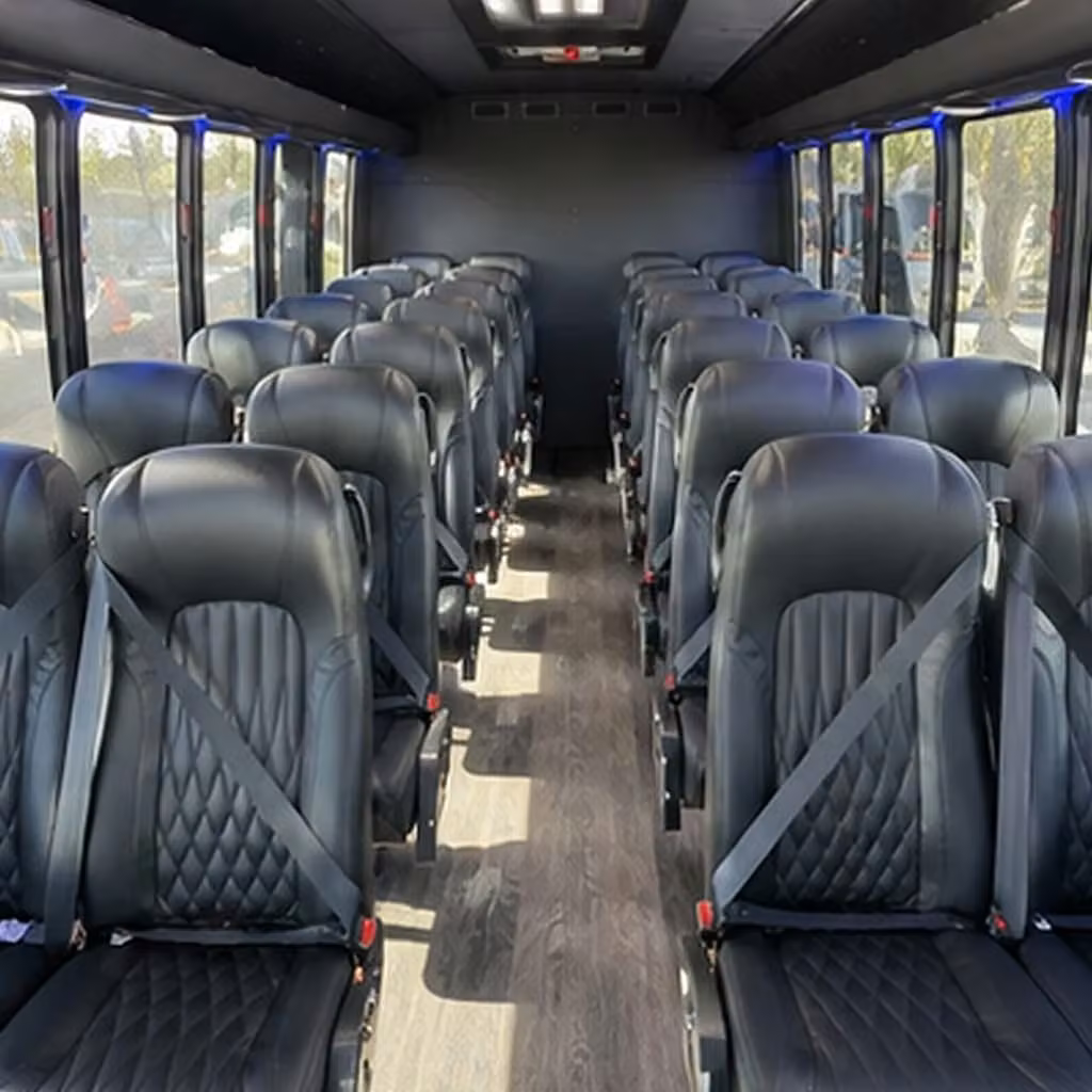 35 passenger minibus interior