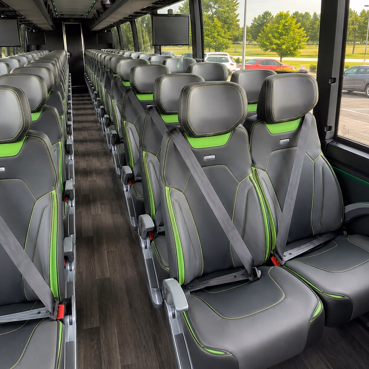 charter bus shuttles for luke air force base personnel in glendale